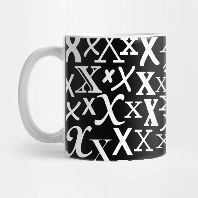 X - Typography (White) by gillianembers